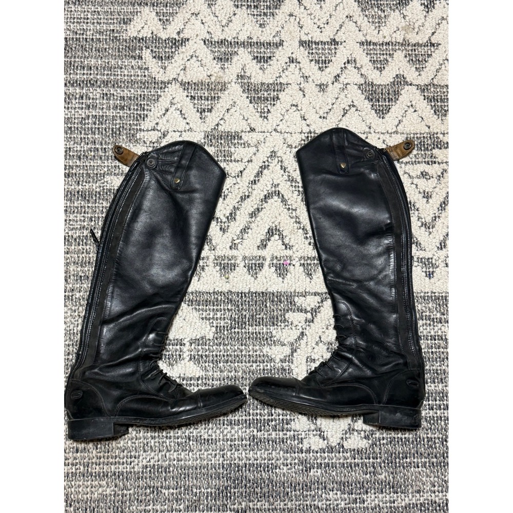 Ariat Heritage Contour Field Boots Black Leather Riding 10010174 Womens 8.5B